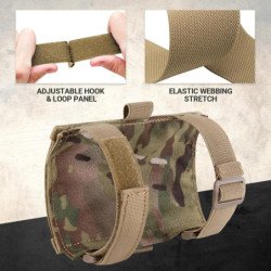 Kit de almacenamiento de funda de brazalete táctico QB, soporte para m