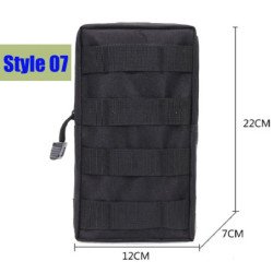 Bolsa táctica Molle, paquete EDC de cintura, soporte de herramientas M