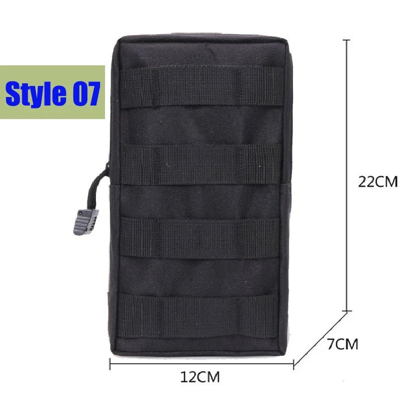 Bolsa táctica Molle, paquete EDC de cintura, soporte de herramientas M