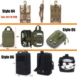 Bolsa táctica Molle, paquete EDC de cintura, soporte de herramientas M