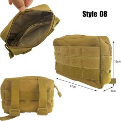 Bolsa táctica Molle, paquete EDC de cintura, soporte de herramientas M