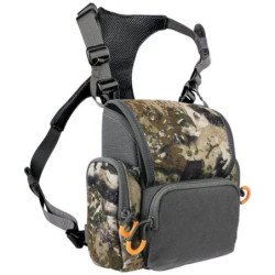 Paquete de pecho con arnés Binocular, estuche Bino de camuflaje ajusta