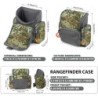Paquete de pecho con arnés Binocular, estuche Bino de camuflaje ajusta