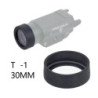 Protector de tapa de cubierta de lente de goma táctica para luz de arm