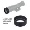 Protector de tapa de cubierta de lente de goma táctica para luz de arm