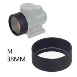 Protector de tapa de cubierta de lente de goma táctica para luz de arm