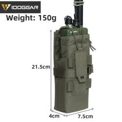 IDOGEAR bolsa de Radio táctica para PRC148/152 Walkie Talkies soporte