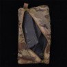 Organizador de malla de camuflaje de 6x12 pulgadas, bolsa de almacenam