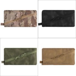Organizador de malla de camuflaje de 6x12 pulgadas, bolsa de almacenam