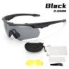 Gafas tácticas militares CS gafas de tiro a prueba de viento, lentes g