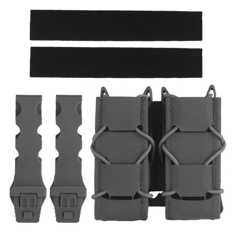 Tiger V2 Pistola Doble Mag Bolsa Pistola de mano 9 mm 10 mm.40.45.357 Tiger V2 Pistola Doble Mag Bolsa Pistola de mano 9 mm 10 mm.40.45.357