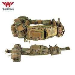 Yakeda Molle bolsillos bolsas equipo caza cintura seguridad cinturón t