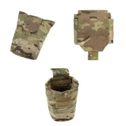 Bolsa de reciclaje plegable, cinturón táctico para exteriores, accesor