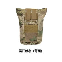 Bolsa de reciclaje plegable, cinturón táctico para exteriores, accesor