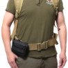 Paquete EDC militar de doble capa para hombre, cinturón táctico Molle,