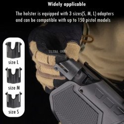 Funda Universal para pistola X300U, linterna táctica, funda para pisto