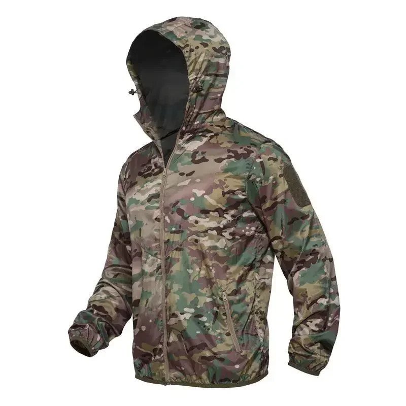 Chaqueta Bomber táctica impermeable para hombre, cazadora Multicam lig Chaqueta Bomber táctica impermeable para hombre, cazadora Multicam lig