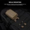 Caja de almacenamiento de batería táctica, chaleco Molle Airsoft, bols