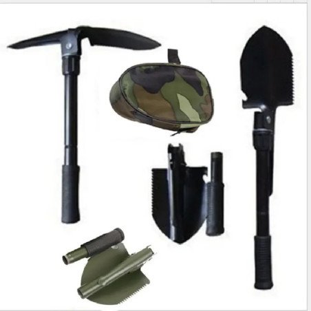 Pala de ingeniero montada en camión portátil plegable, tienda de campa