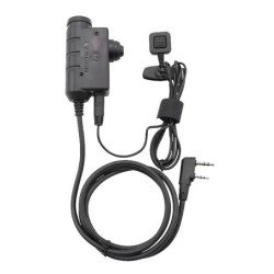 Adaptador PTT Original EARMOR, auriculares tácticos Airsoft KENWOOD, a