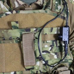 Adaptador PTT Original EARMOR, auriculares tácticos Airsoft KENWOOD, a