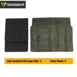 IDOGEAR bolsa de placa lateral táctica para JPC2.0 AVS chaleco Molle b