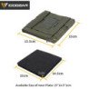 IDOGEAR bolsa de placa lateral táctica para JPC2.0 AVS chaleco Molle b