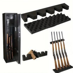 Estante para Rifle y escopeta, gabinete para pistola, soporte de monta