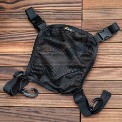 Mochila táctica para casco, cubierta de red, almacenamiento Molle mult