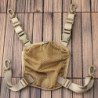 Mochila táctica para casco, cubierta de red, almacenamiento Molle mult