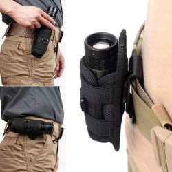 Bolsa para linterna táctica, cinturón, bolsa para antorcha, accesorios