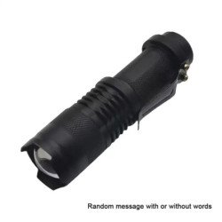 Luz táctica para casco, linterna estroboscópica rápida, Zoom telescópi
