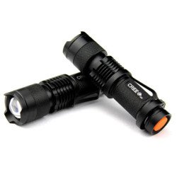 Luz táctica para casco, linterna estroboscópica rápida, Zoom telescópi