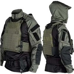 Camisas de combate táctico para hombre, camiseta transpirable de manga