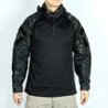Camisas de combate táctico para hombre, camiseta transpirable de manga