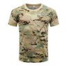 Ropa de camuflaje de manga corta para hombre, de secado rápido Camiset