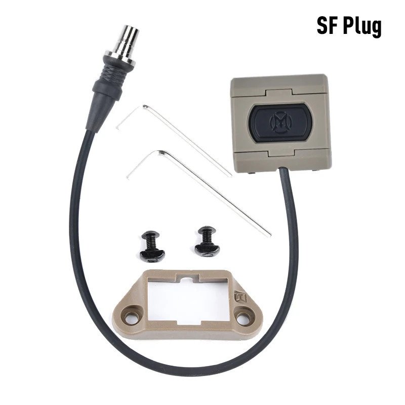Interruptor de presión remoto ModButton táctico para linterna SF M300 Interruptor de presión remoto ModButton táctico para linterna SF M300