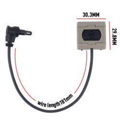 Interruptor de presión remoto ModButton táctico para linterna SF M300