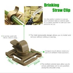 Accesorios para chaleco táctico AR 15, sistema Molle, trampa giratoria