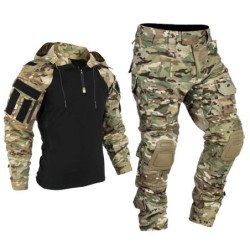 Trajes tácticos de Paintball, ropa de trabajo, uniforme con múltiples