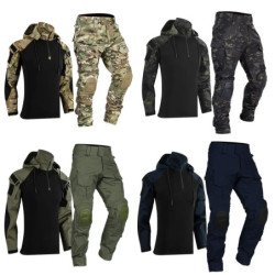 Trajes tácticos de Paintball, ropa de trabajo, uniforme con múltiples