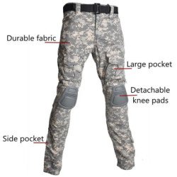 Trajes tácticos de Paintball, ropa de trabajo, uniforme con múltiples