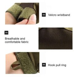 Guantes tácticos guantes de tiro diseño táctil protección de Fitness d