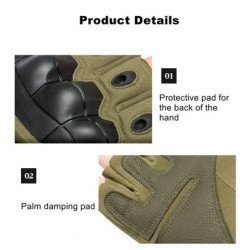 Guantes tácticos guantes de tiro diseño táctil protección de Fitness d