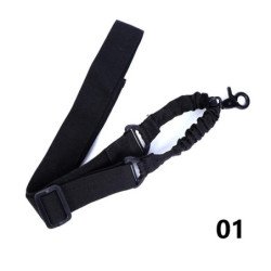 Equipo táctico ajustable para Rifle, eslinga de 1/2 puntos, correa elá