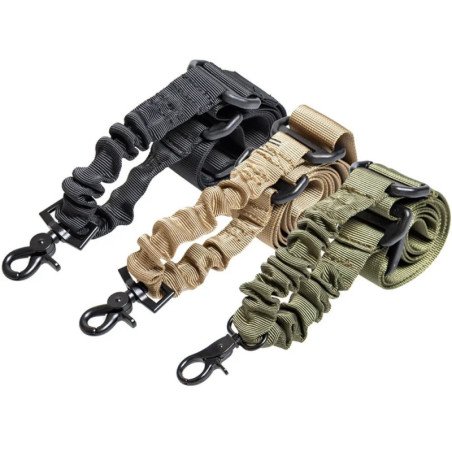 Equipo táctico ajustable para Rifle, eslinga de 1/2 puntos, correa elá