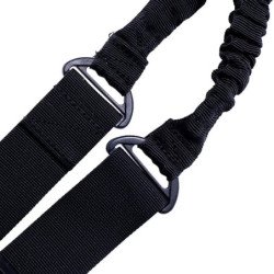 Equipo táctico ajustable para Rifle, eslinga de 1/2 puntos, correa elá