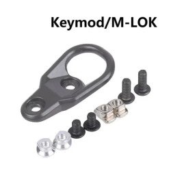 QD RSA GBB eslinga giratoria Mlok KeyMod AR15 AK soporte de alcance 20