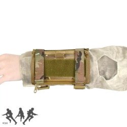 Equipo táctico de Paintball, funda para brazo, mapa de bolsillo, bolsa