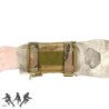 Equipo táctico de Paintball, funda para brazo, mapa de bolsillo, bolsa